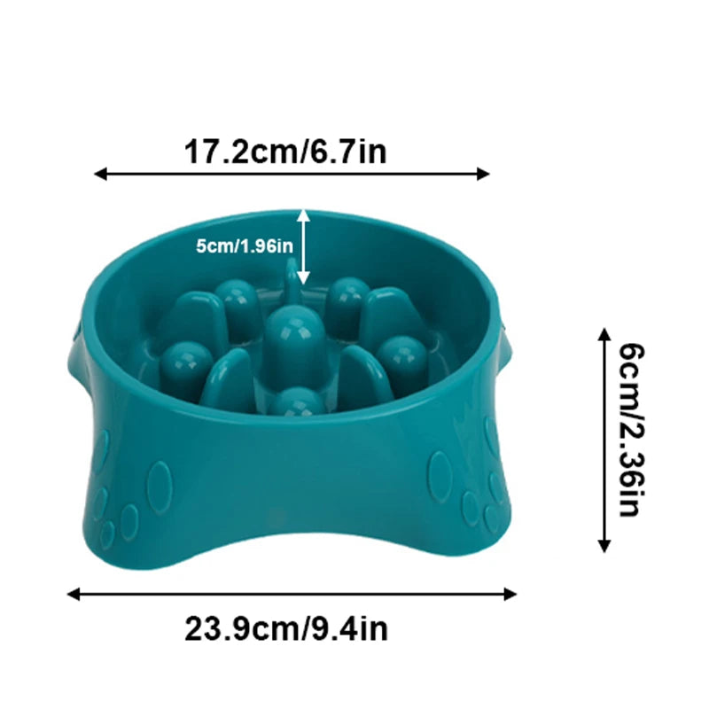 Starfish Slow Feeder Dog Bowl