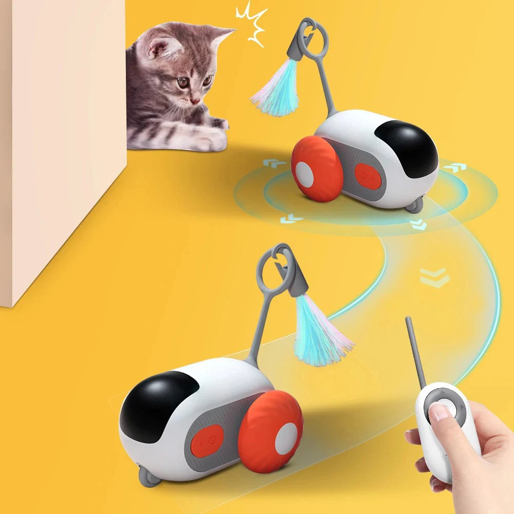Smart Cat Toy Car – The Ultimate Feline Fun Machine! ( Or Dog! )
