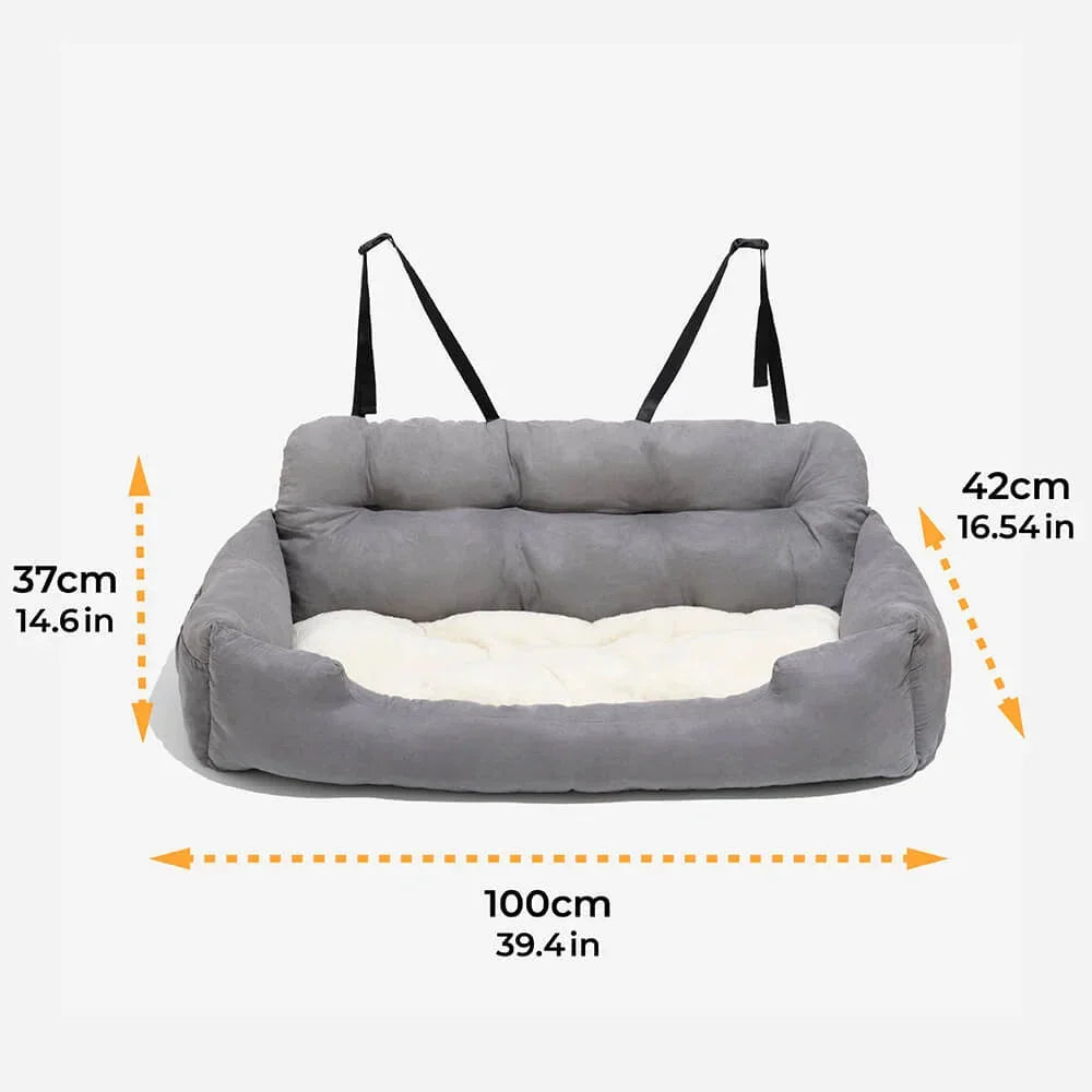 Deluxe Dog Car Seat Bed