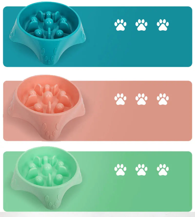 Starfish Slow Feeder Dog Bowl