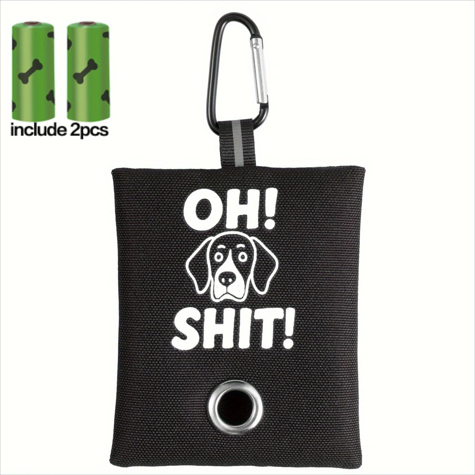 “OH SH*T” Dog Poop Bag Holder!