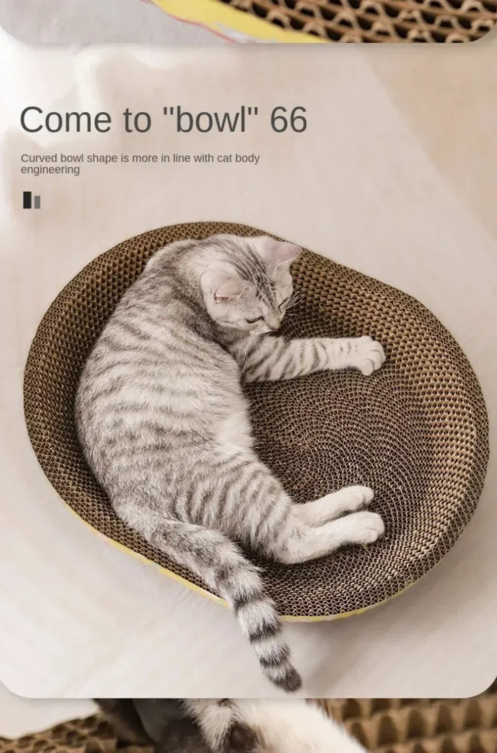 Corrugated Cat Scratcher Lounge