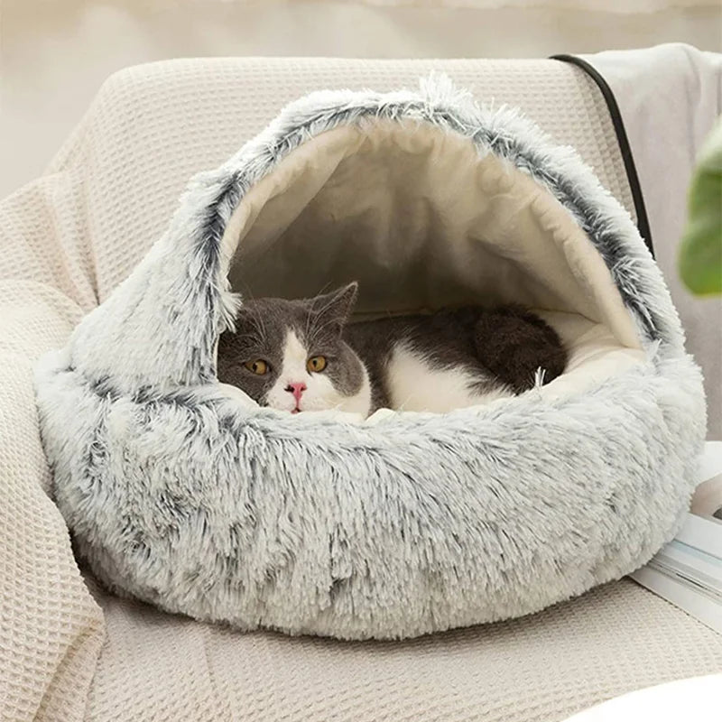Cozy Fiber Cat Bed