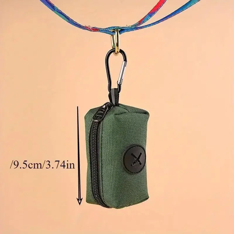 Outdoor Dog Poop Bag Holder & Dispenser for Pet Waste Pickup & Storage