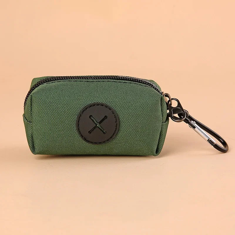 Outdoor Dog Poop Bag Holder & Dispenser for Pet Waste Pickup & Storage