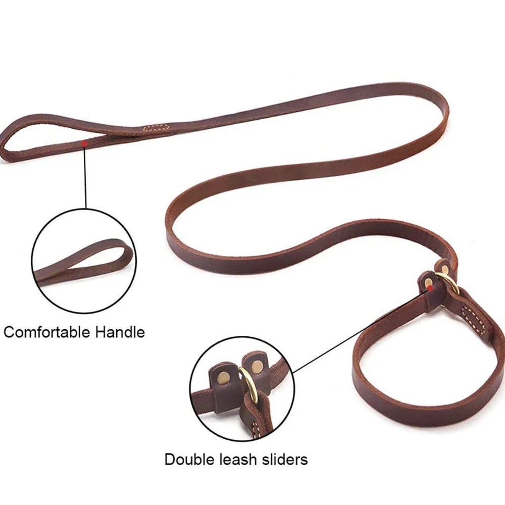 Classic Leather Dog Leash