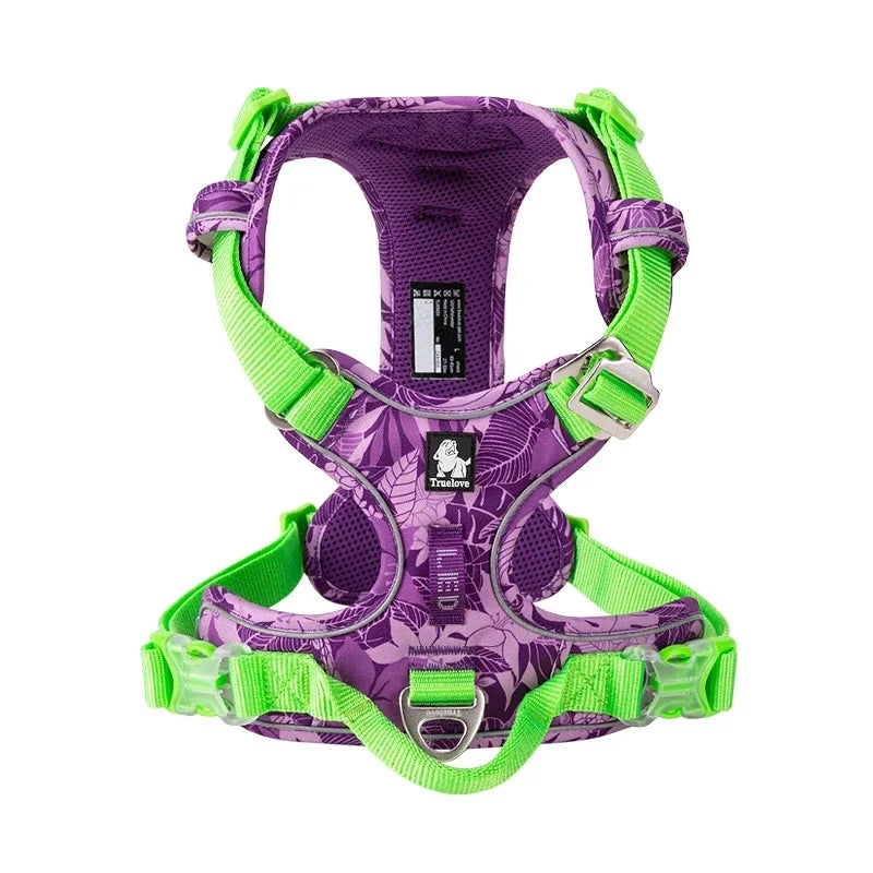 Pet Harness Camouflage With Reflective Nylon Special Edition