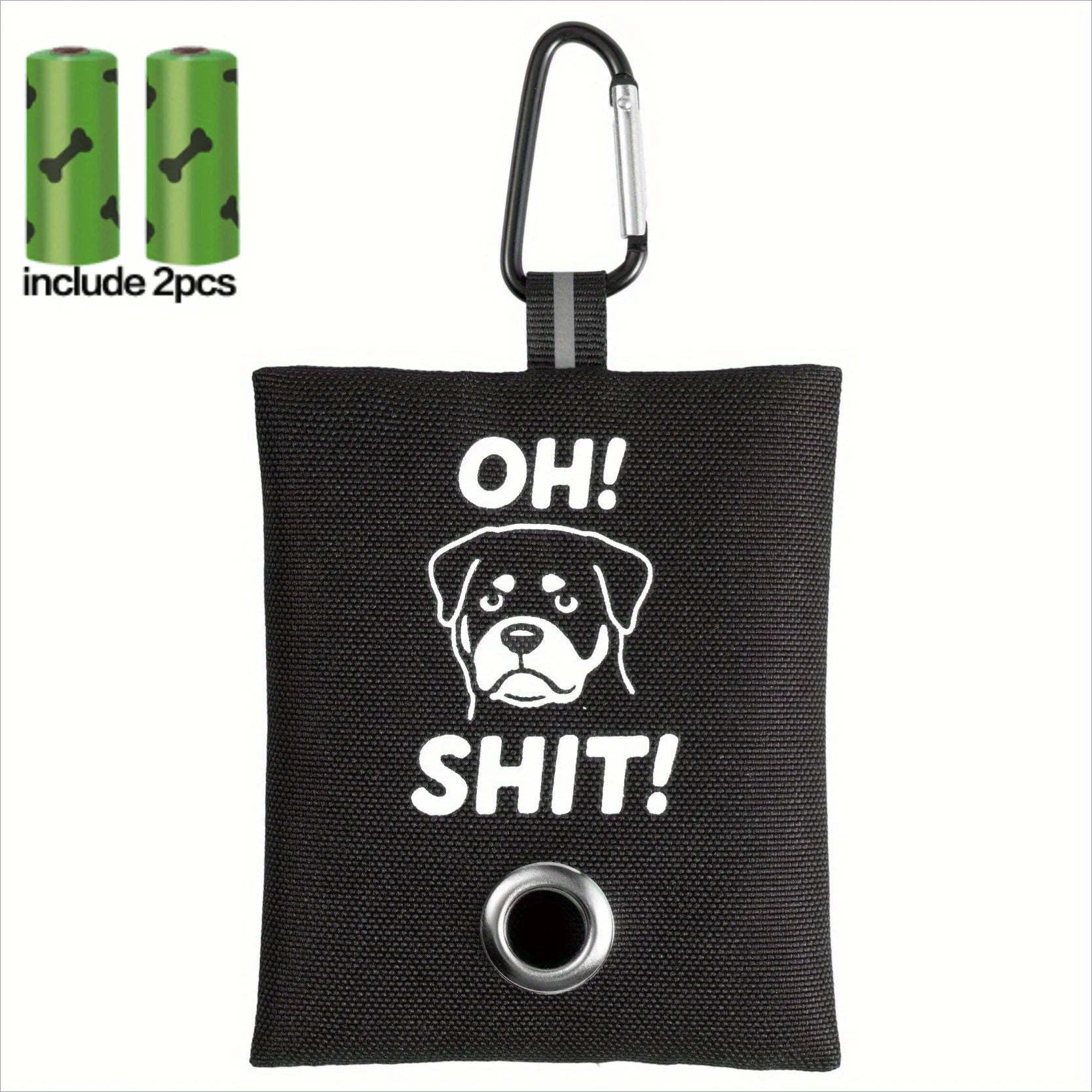 “OH SH*T” Dog Poop Bag Holder!
