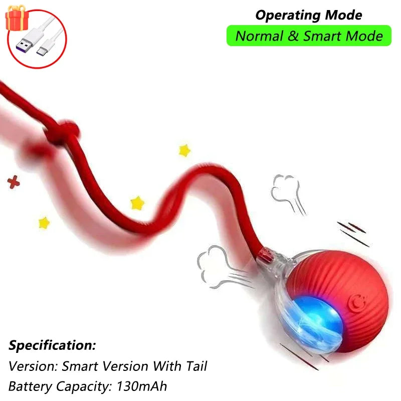 Smart Interactive Cat Or Dog Toy Ball โ The Ultimate Purr-fect Playmate! ๐บ๐พ