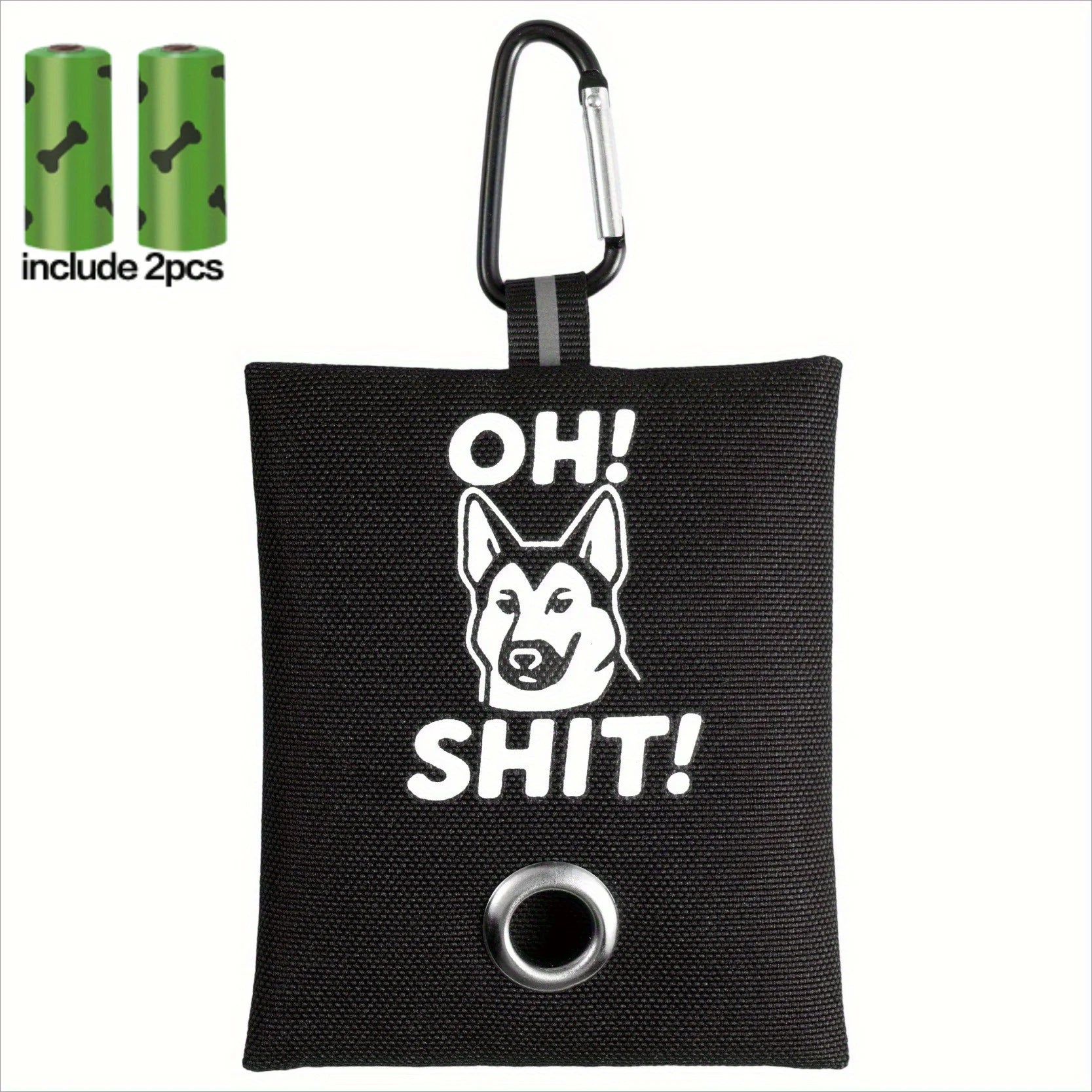 “OH SH*T” Dog Poop Bag Holder!