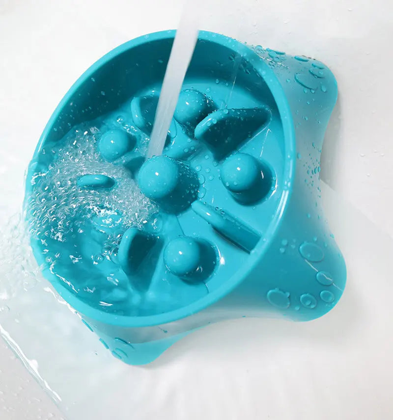 Starfish Slow Feeder Dog Bowl