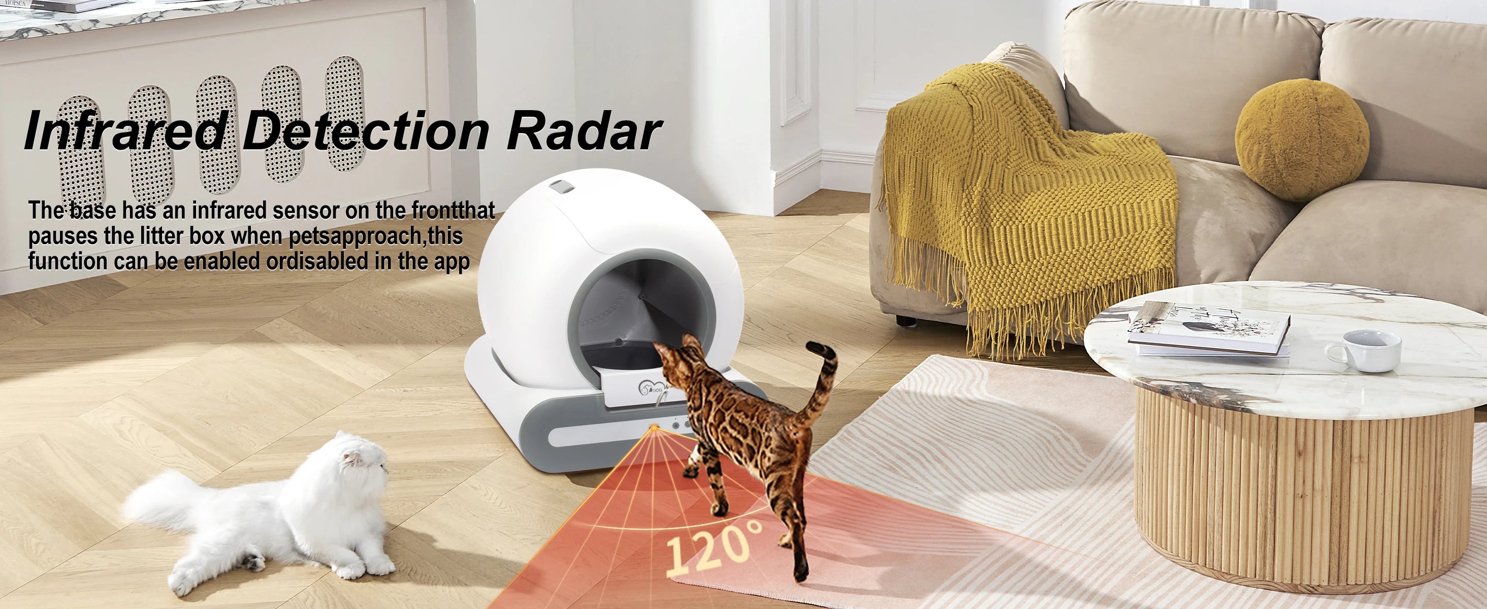 DOEL Smart Self-Cleaning Cat Litter Box