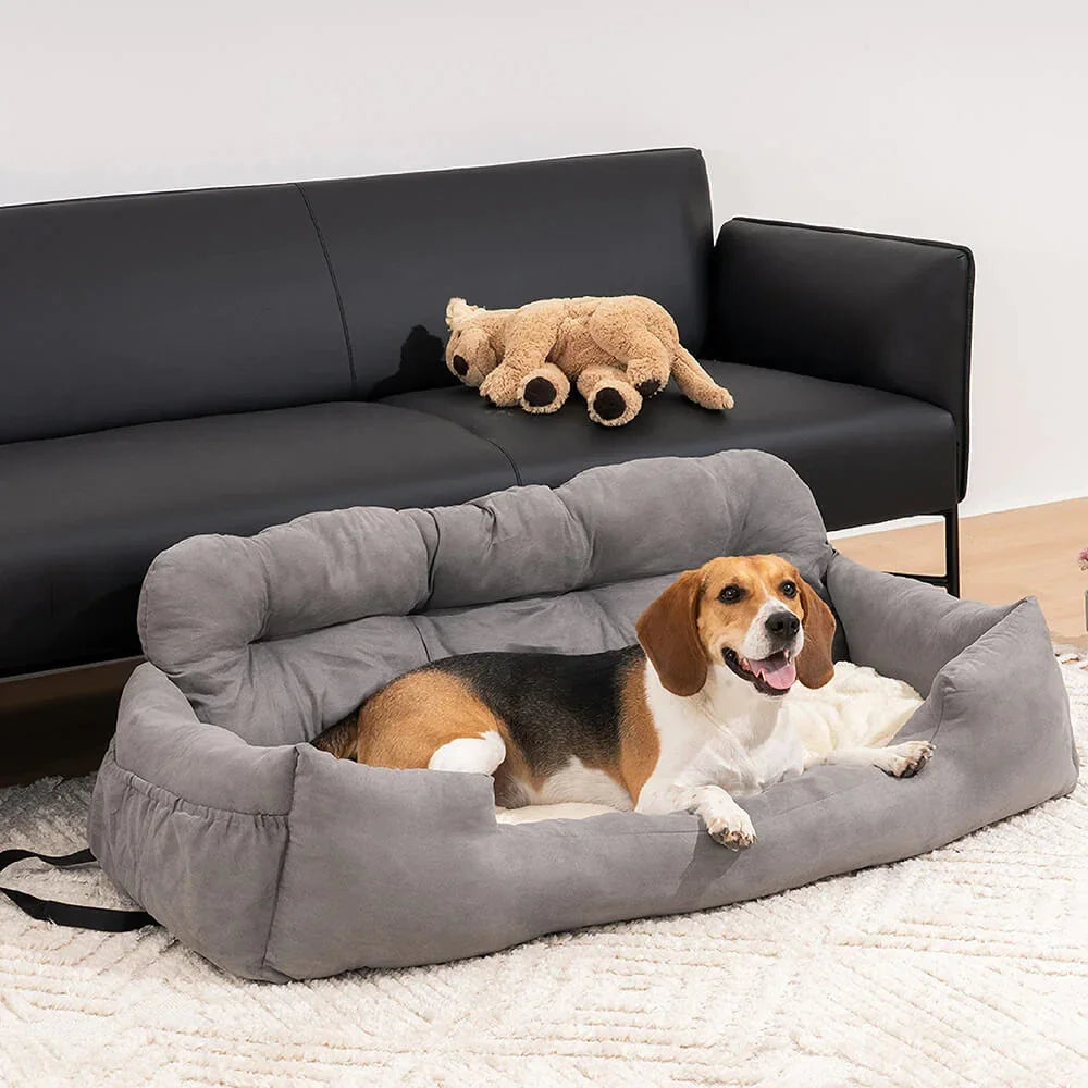Deluxe Dog Car Seat Bed