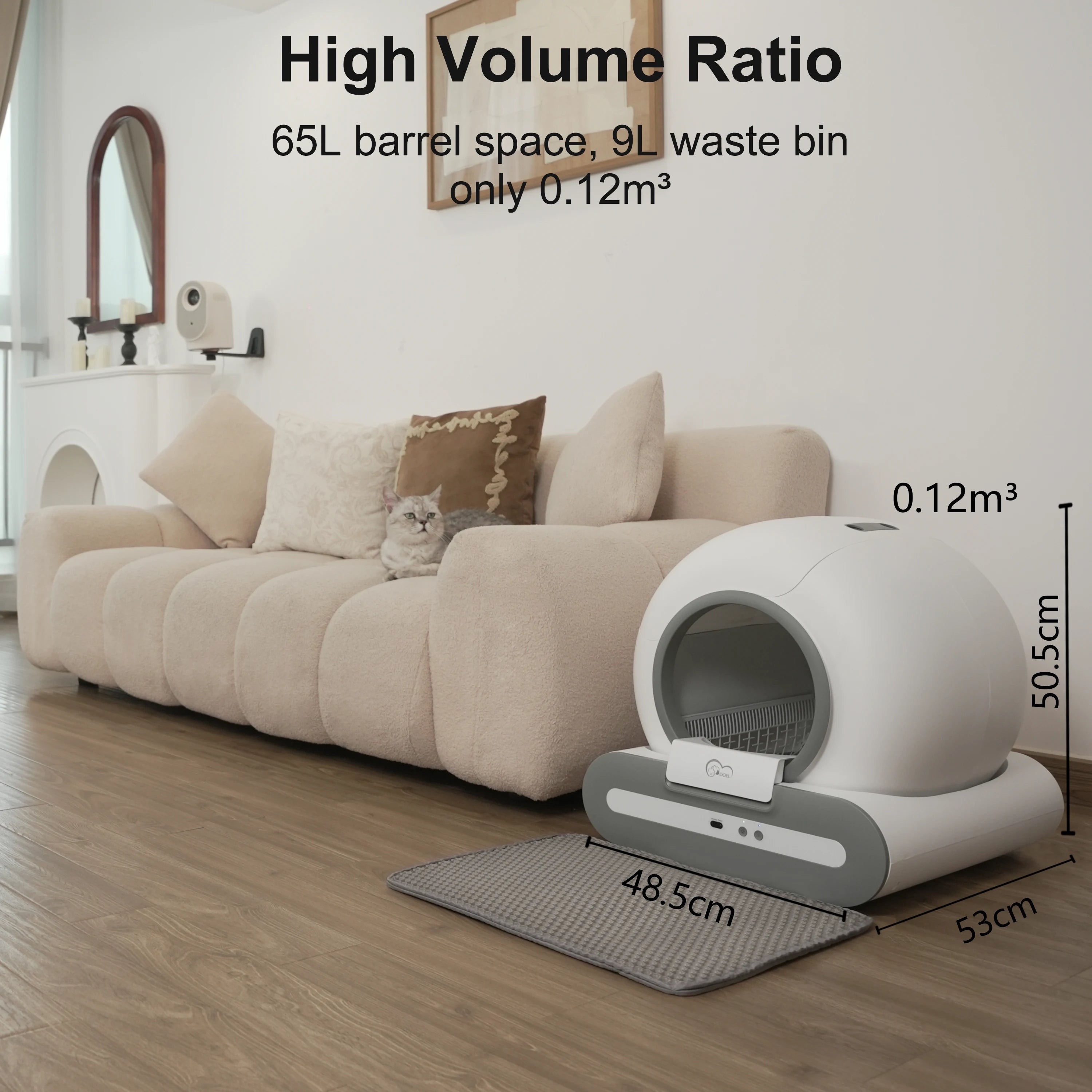 DOEL Smart Self-Cleaning Cat Litter Box