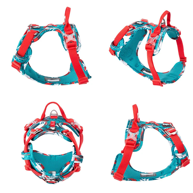 Pet Harness Camouflage With Reflective Nylon Special Edition