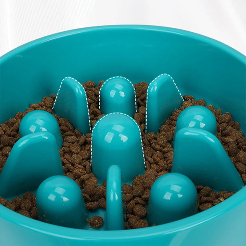 Starfish Slow Feeder Dog Bowl