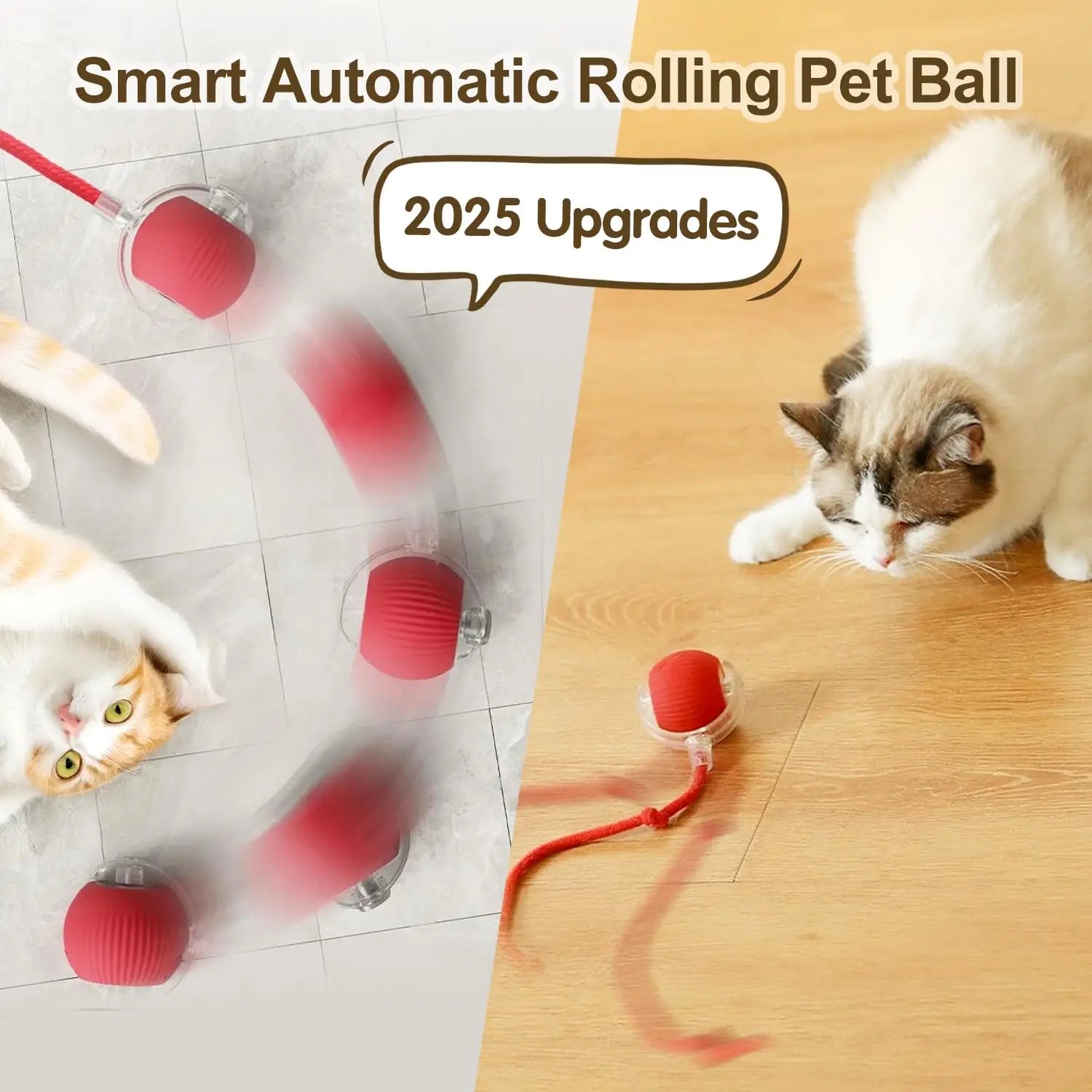 Smart Interactive Cat Or Dog Toy Ball – The Ultimate Purr-fect Playmate! 😺🎾