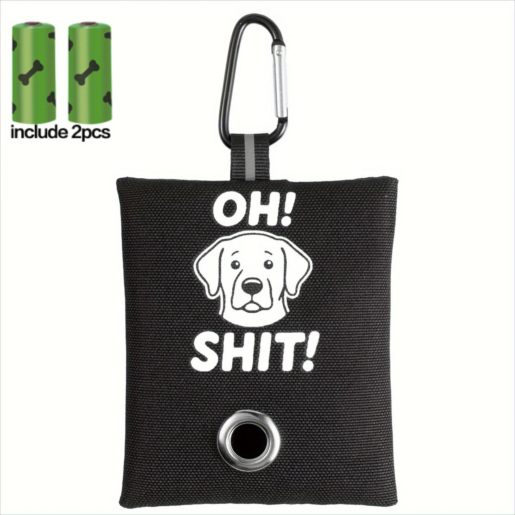 “OH SH*T” Dog Poop Bag Holder!