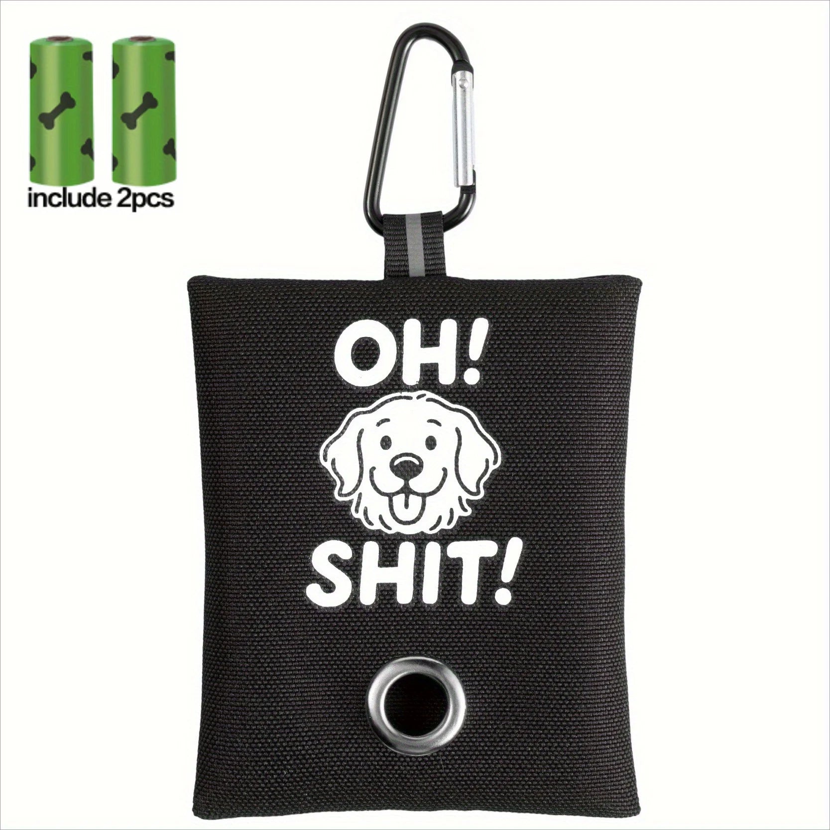 “OH SH*T” Dog Poop Bag Holder!