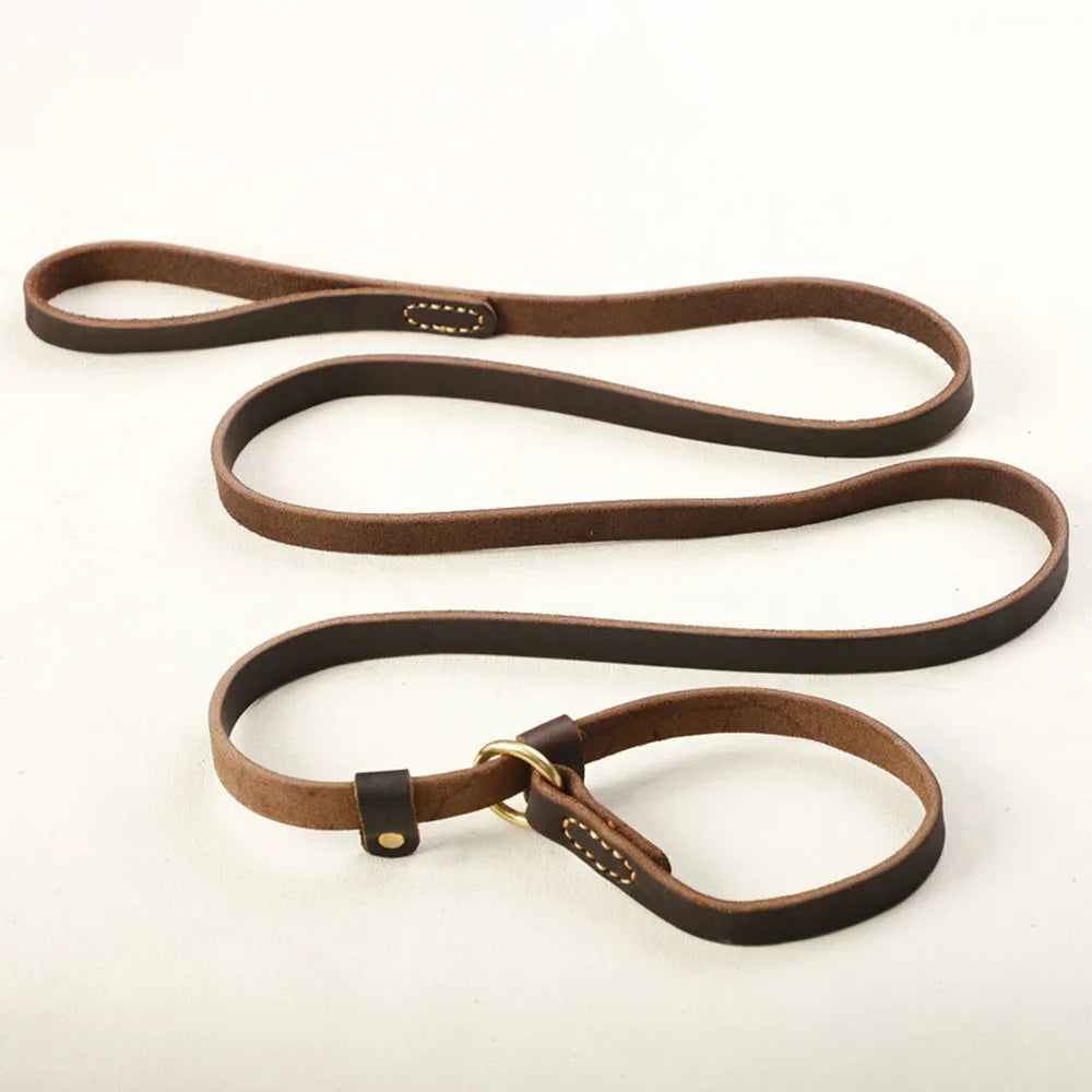 Classic Leather Dog Leash