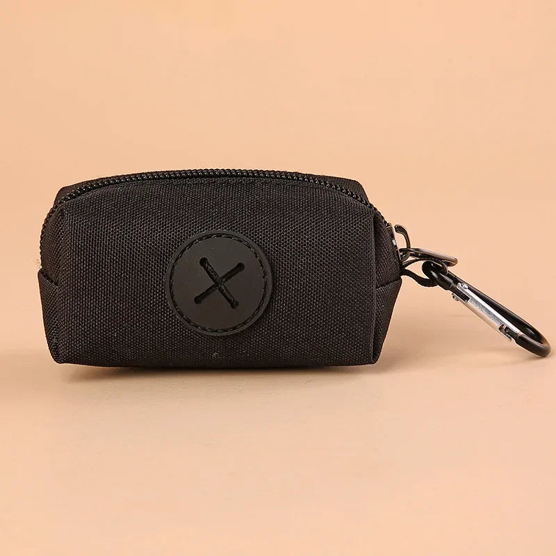 Outdoor Dog Poop Bag Holder & Dispenser for Pet Waste Pickup & Storage
