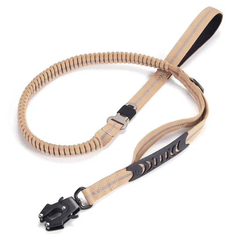 Shock Absorbing Pet Leash with Car Seatbelt