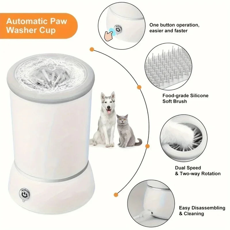 Pet Foot Cup, Dog Cat Cleaning Paw, Pet Cleaning Equipment