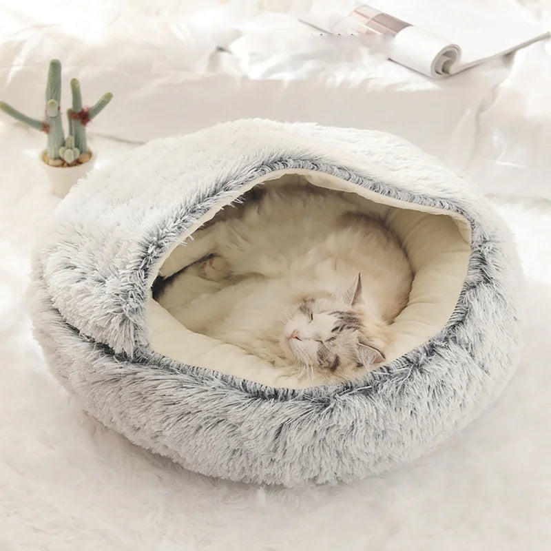 Cozy Fiber Cat Bed