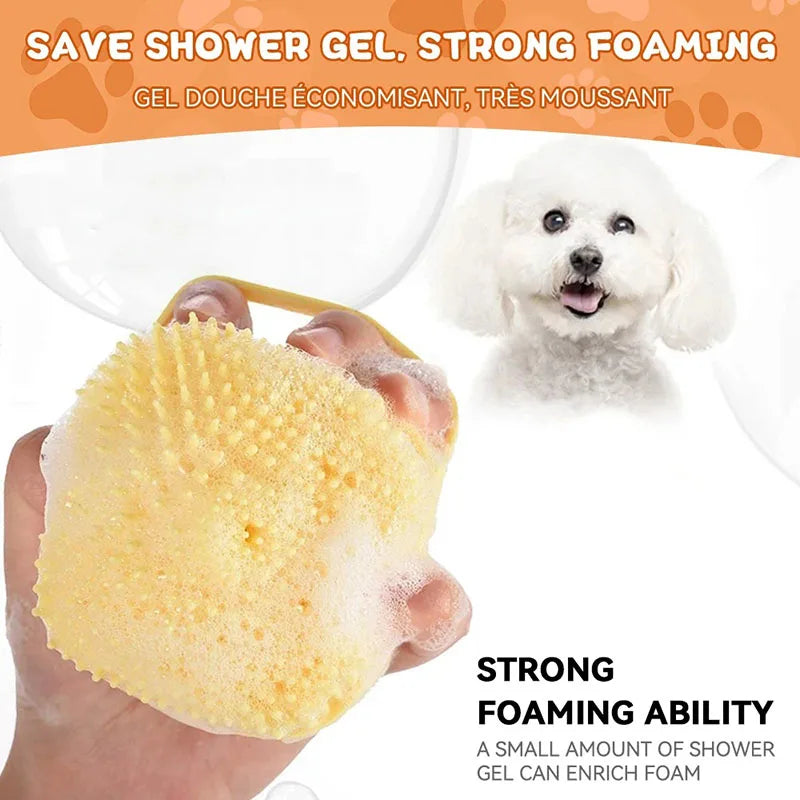2-in-1 Pet Massage And Bath Brush!