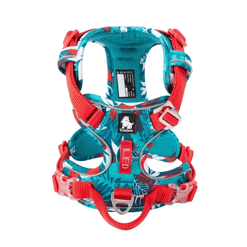 Pet Harness Camouflage With Reflective Nylon Special Edition