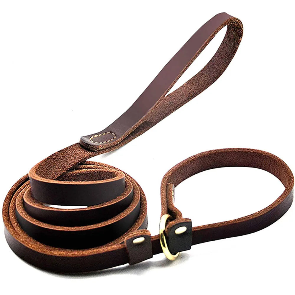 Classic Leather Dog Leash