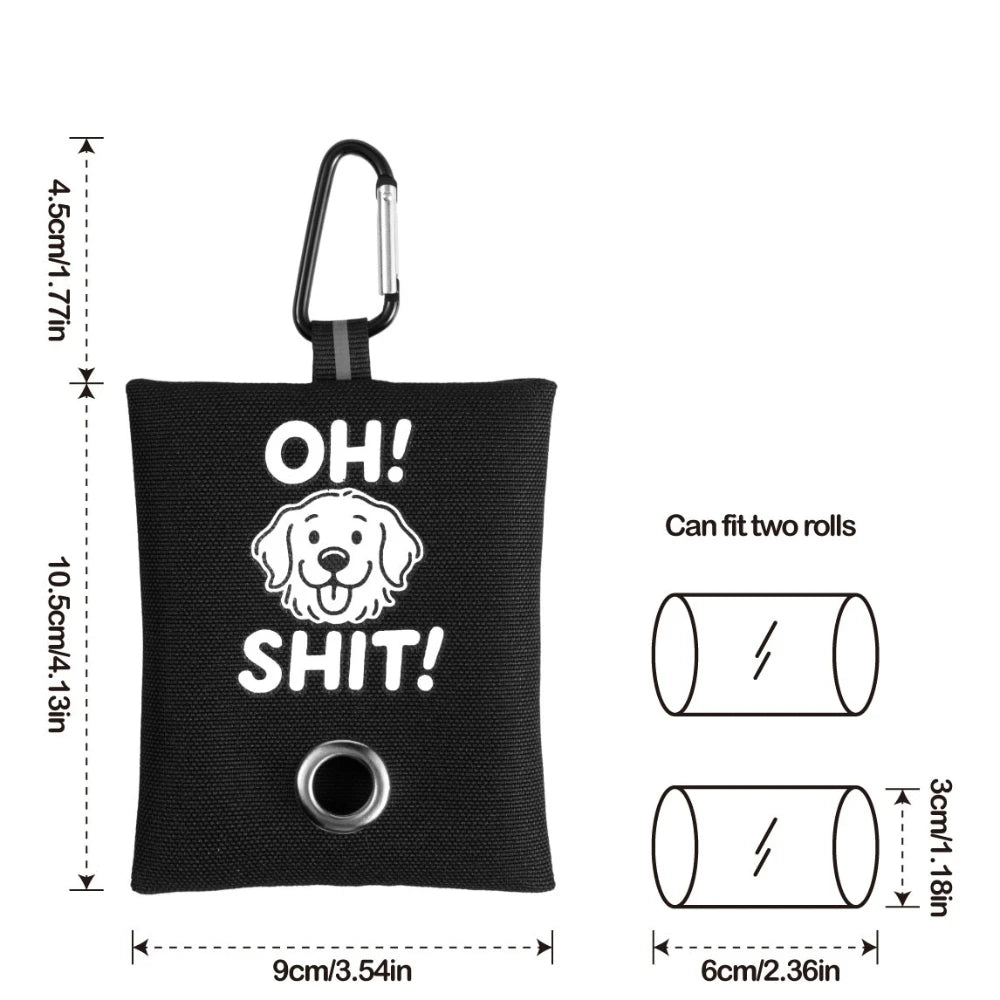 “OH SH*T” Dog Poop Bag Holder!