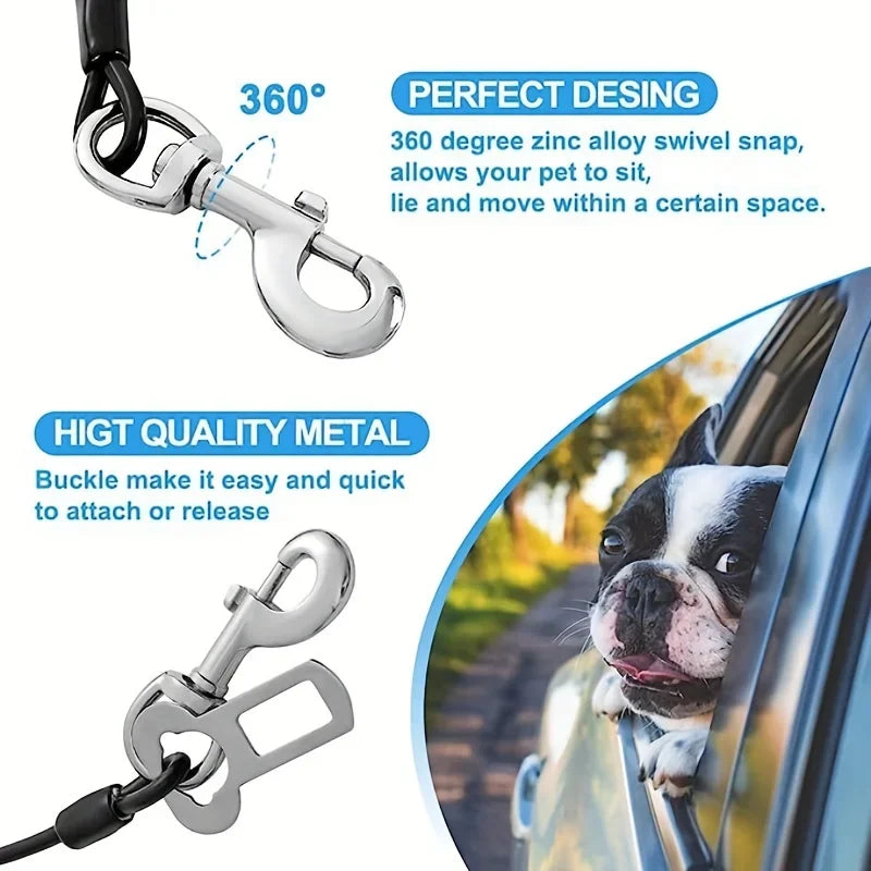 Chew-Proof Dog Car Harness