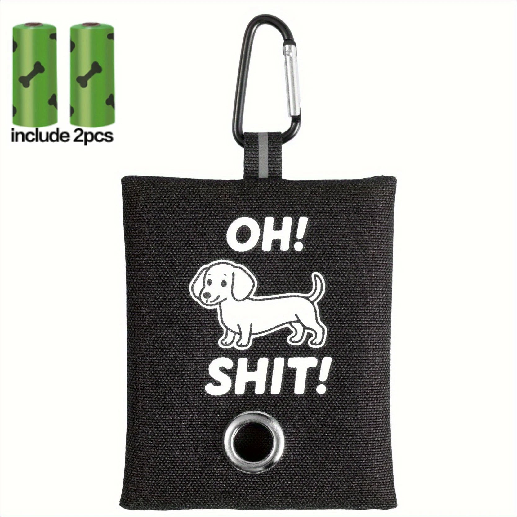 “OH SH*T” Dog Poop Bag Holder!