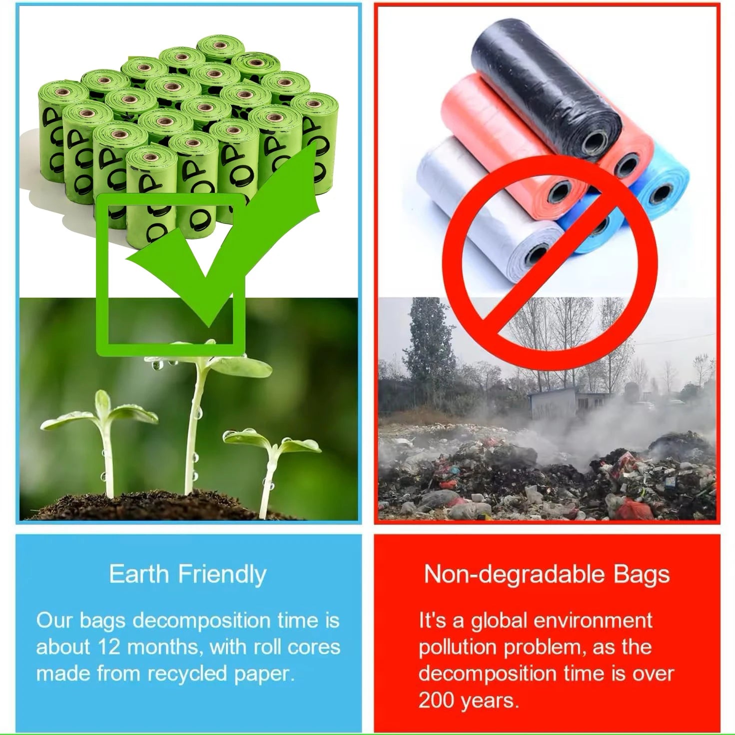 Eco-Friendly Pet Waste Bags with a Fresh Lavender Twist!