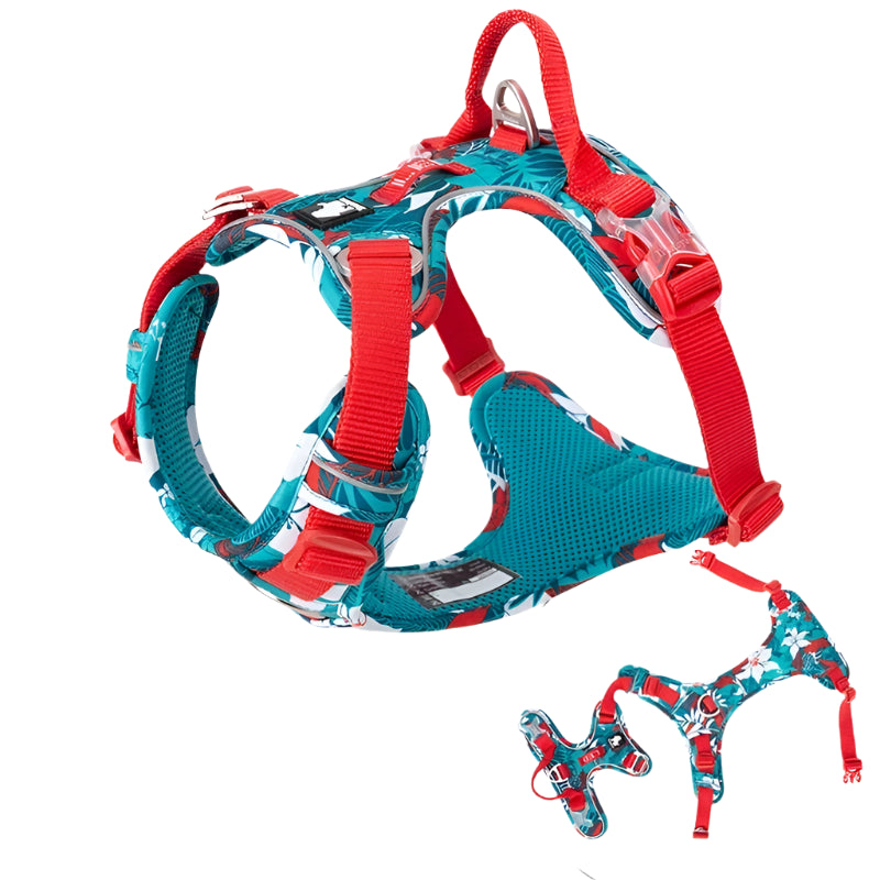 Pet Harness Camouflage With Reflective Nylon Special Edition