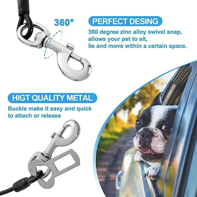 Chew-Proof Dog Car Harness