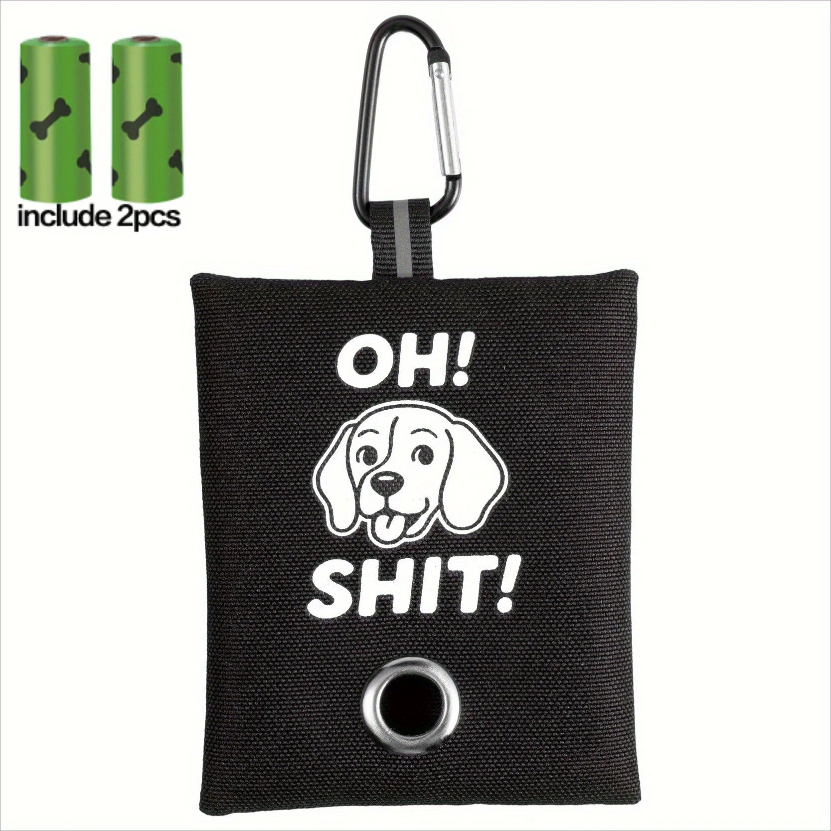 “OH SH*T” Dog Poop Bag Holder!