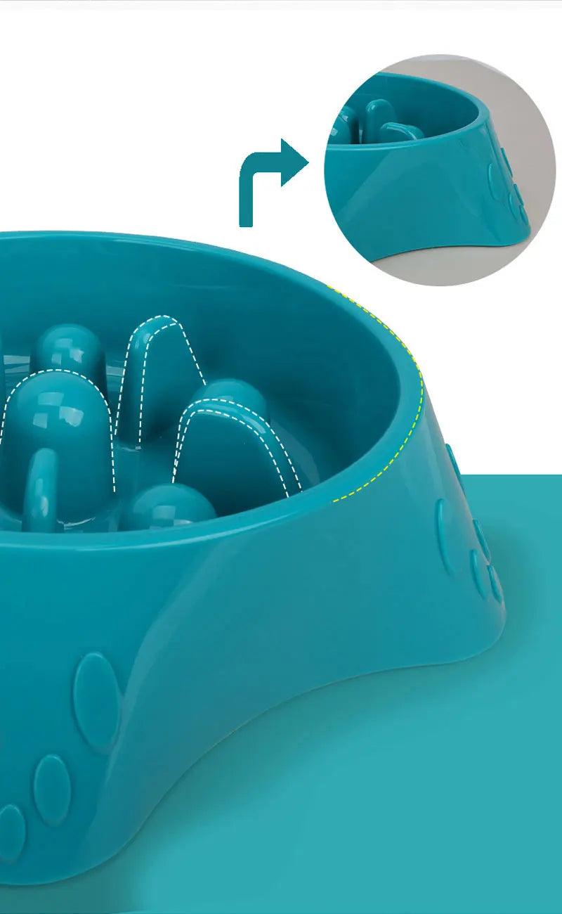 Starfish Slow Feeder Dog Bowl