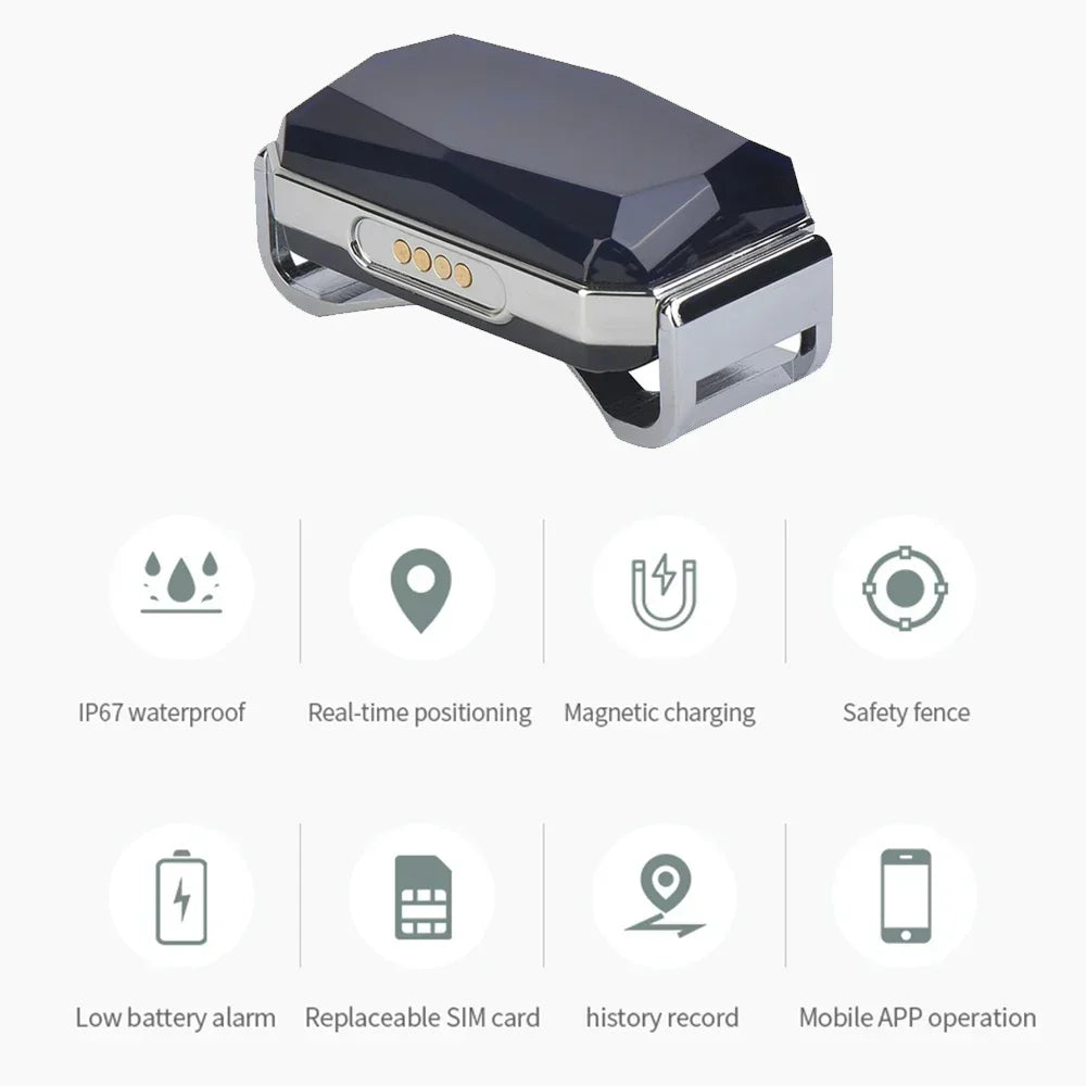 Smart GPS Pet Tracker Collar