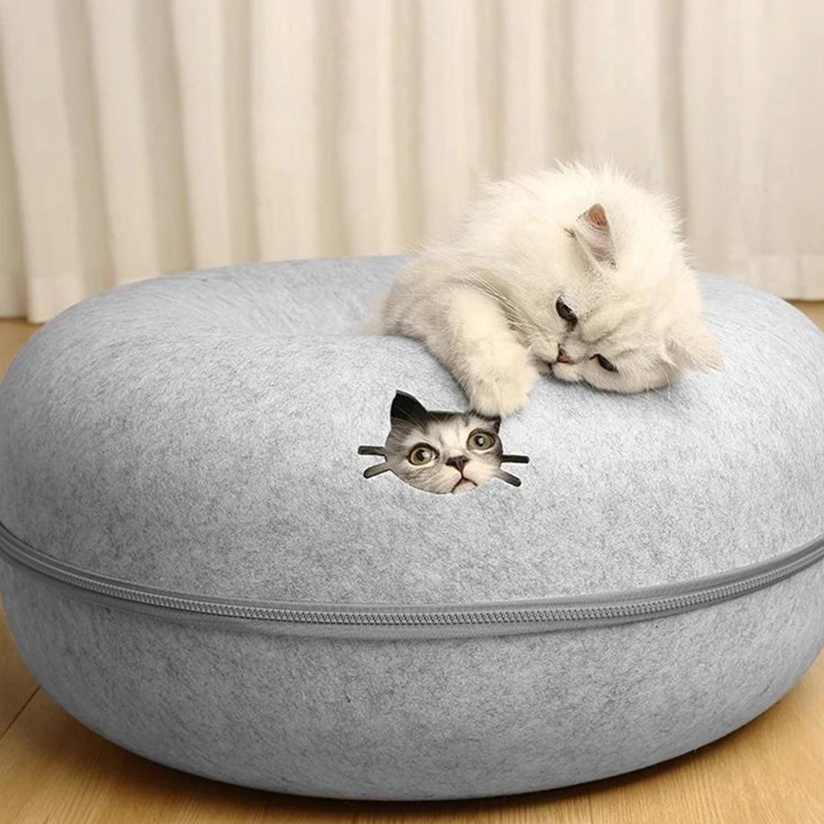 The Ultimate Donut Cat Bed