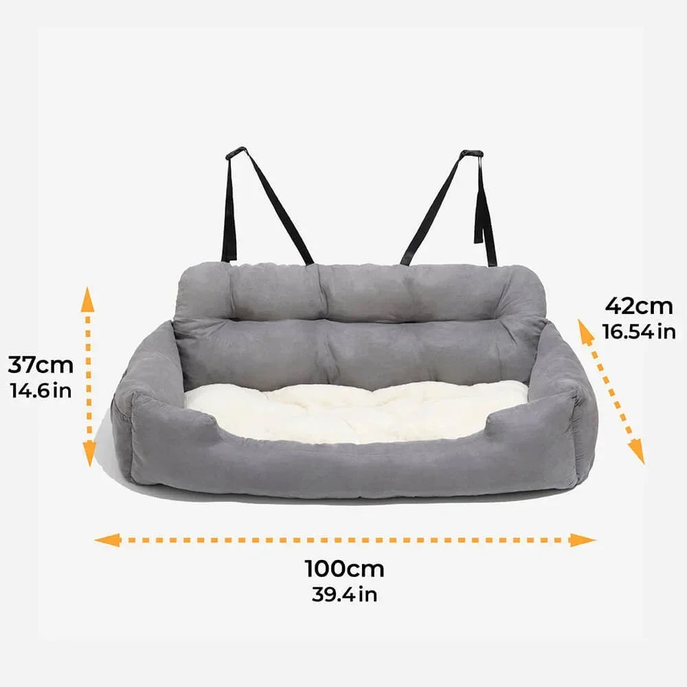 Deluxe Dog Car Seat Bed