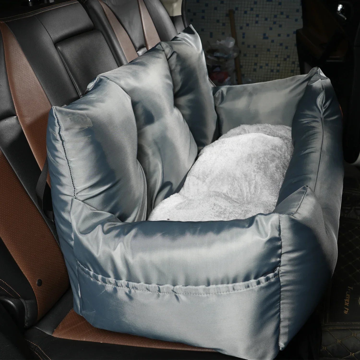 Deluxe Dog Car Seat Bed
